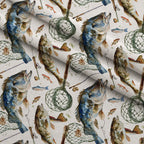 Tackle Box Pattern 4 Fleece Fabric — fleece fabric folded close-up preview (mv-fleece-v1:lying)