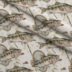 Tackle Box Pattern 5 Fleece Fabric — fleece fabric folded close-up preview (mv-fleece-v1:lying)