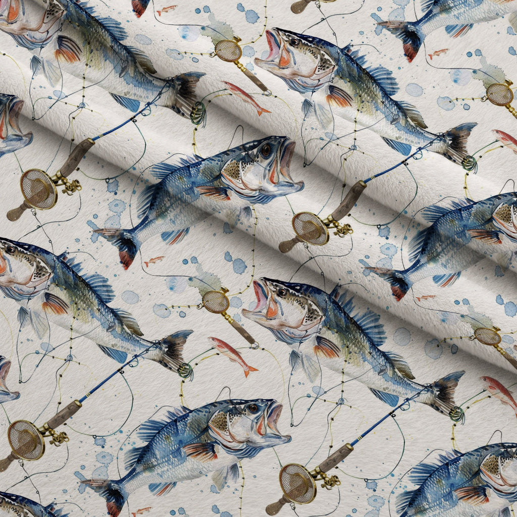 Tackle Box Pattern 6 Fleece Fabric — fleece fabric folded close-up preview (mv-fleece-v1:lying)