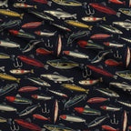 Tackle Box Pattern 7 Fleece Fabric — fleece fabric folded close-up preview (mv-fleece-v1:lying)