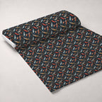 Tackle Box Pattern 8 Fleece Fabric — fleece fabric unrolled bolt preview (mv-fleece-v1:bolt)