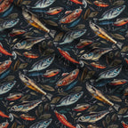 Tackle Box Pattern 8 Fleece Fabric — fleece fabric folded close-up preview (mv-fleece-v1:lying)