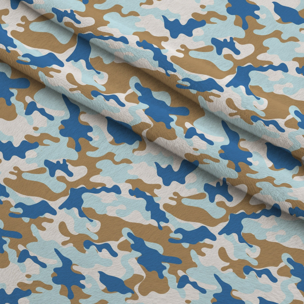 Tactical Terrain Pattern 11 Fleece Fabric — fleece fabric folded close-up preview (mv-fleece-v1:lying)