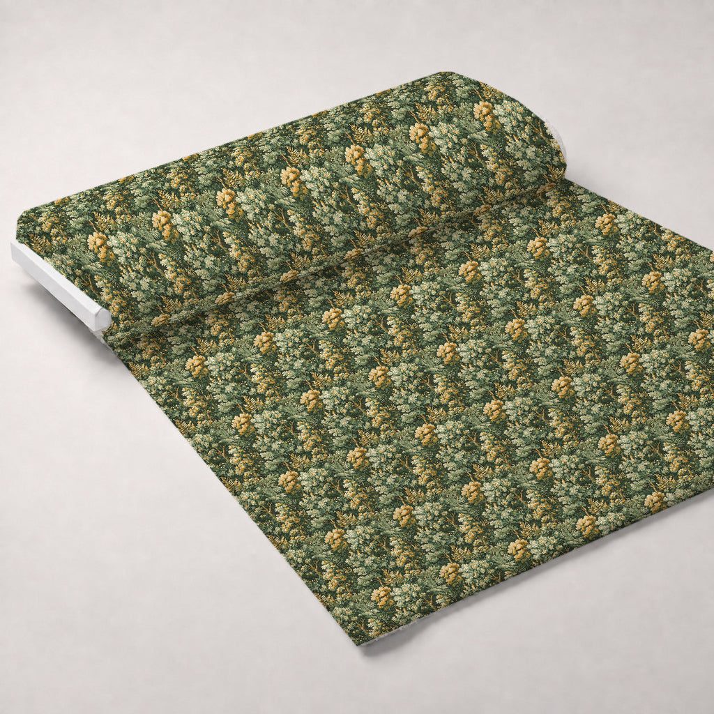 Tapestry Grove Pattern 6 Fleece Fabric — fleece fabric unrolled bolt preview (mv-fleece-v1:bolt)