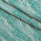 Teal Reverie Pattern 13 Fleece Fabric — fleece fabric folded close-up preview (mv-fleece-v1:lying)