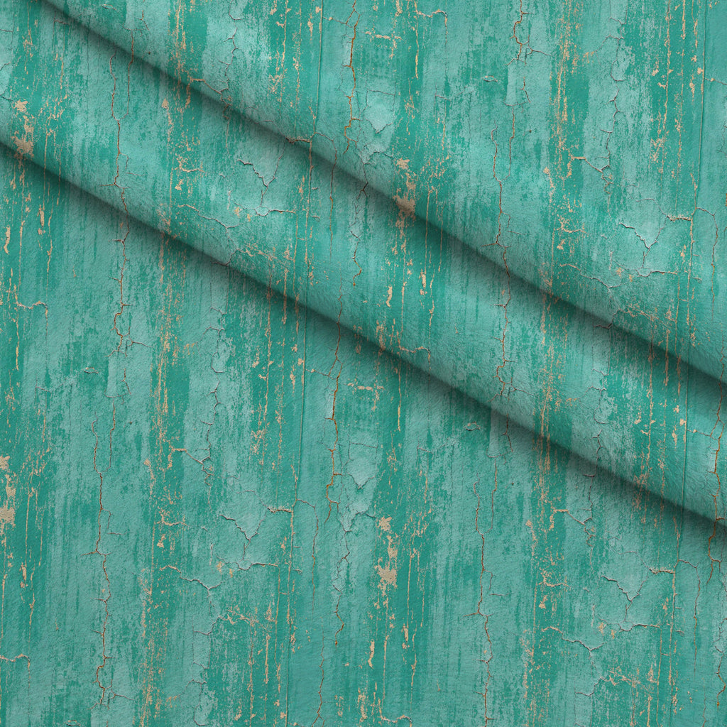 Teal Reverie Pattern 19 Fleece Fabric — fleece fabric folded close-up preview (mv-fleece-v1:lying)