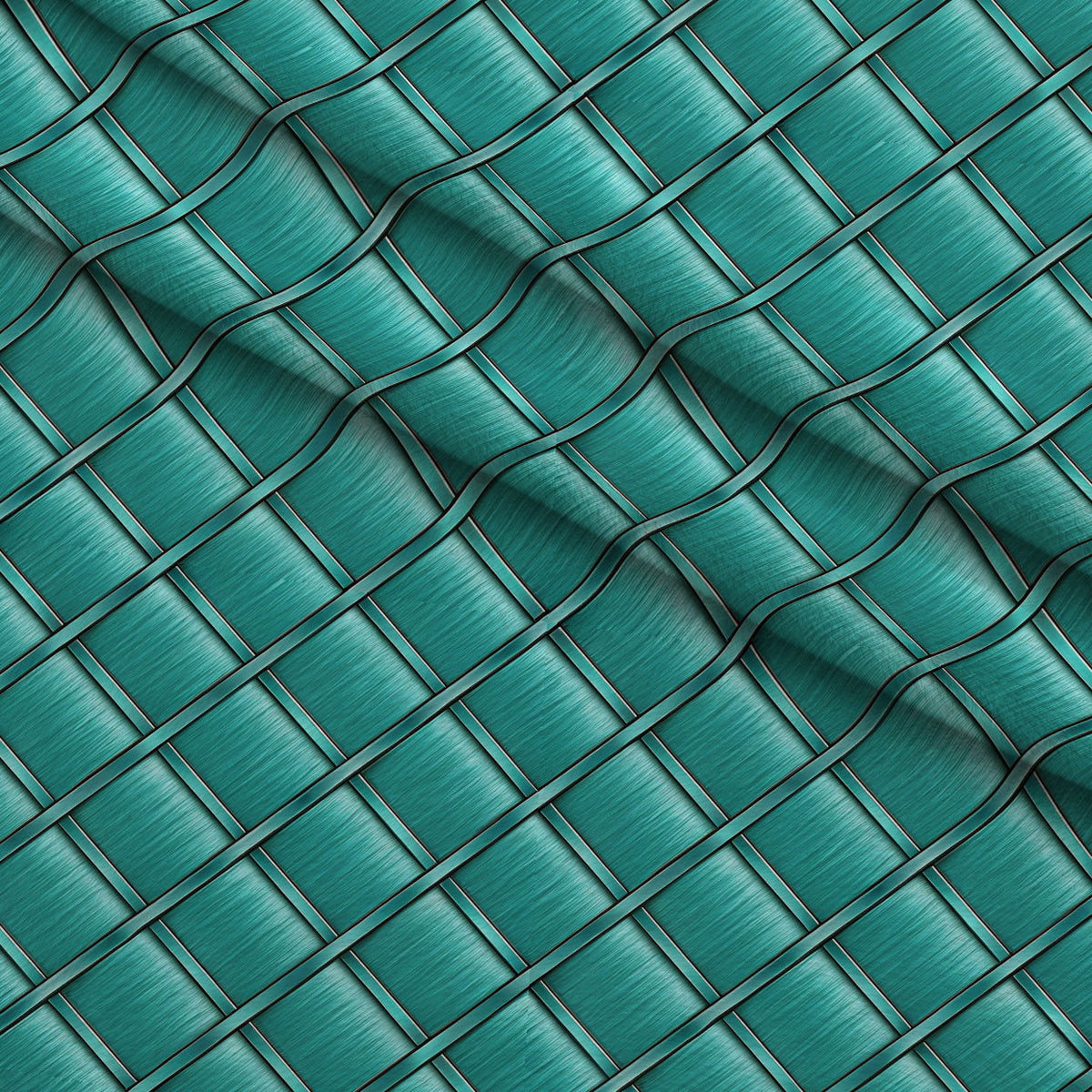 Teal Reverie Pattern 23 Fleece Fabric — fleece fabric folded close-up preview (mv-fleece-v1:lying)