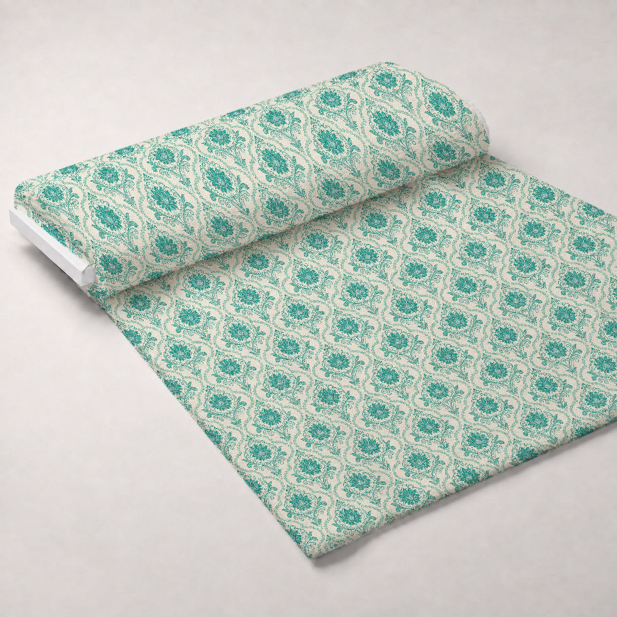 Teal Reverie Pattern 4 Fleece Fabric — fleece fabric unrolled bolt preview (mv-fleece-v1:bolt)
