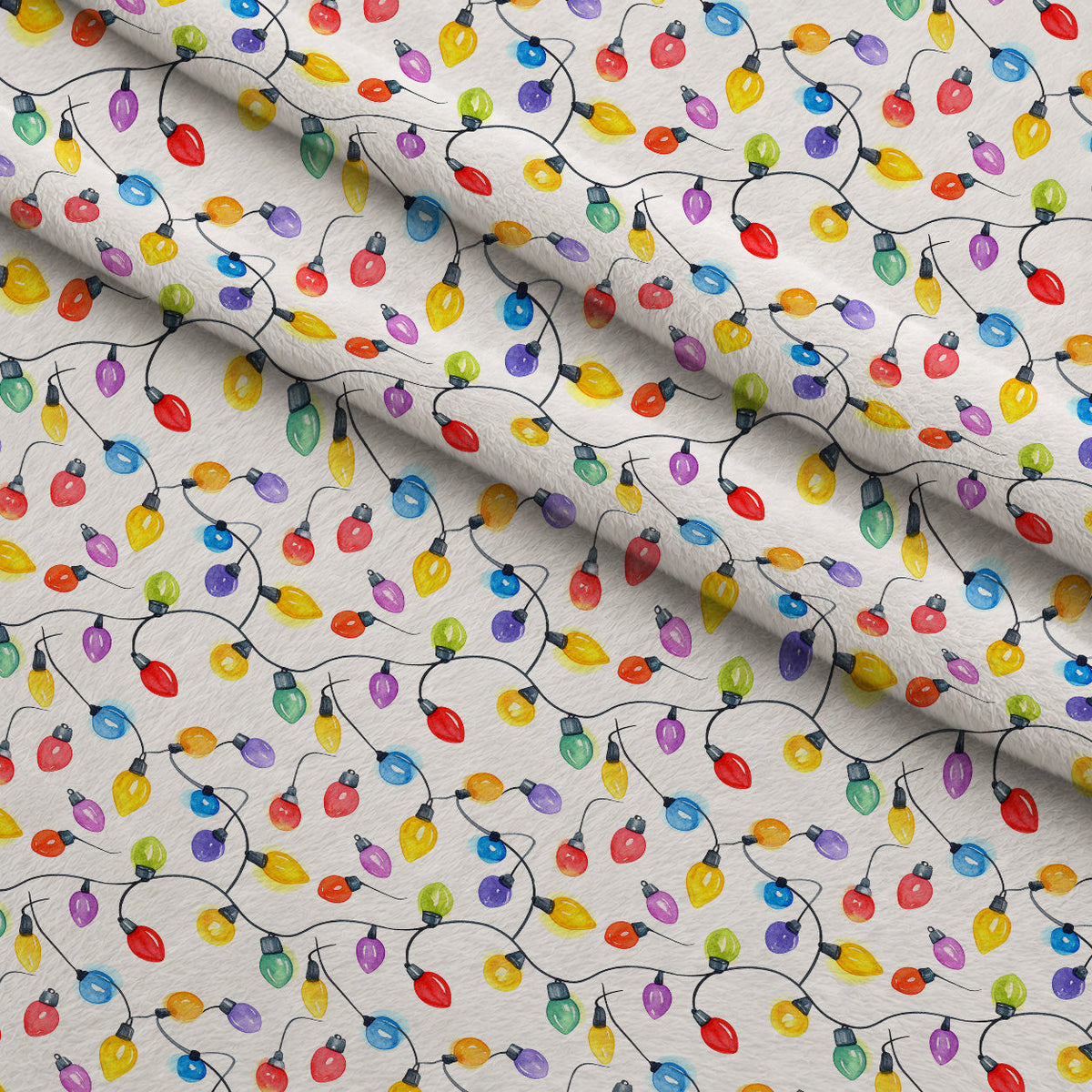 Technicolor Twinkle Pattern 15 Fleece Fabric — fleece fabric folded close-up preview (mv-fleece-v1:lying)