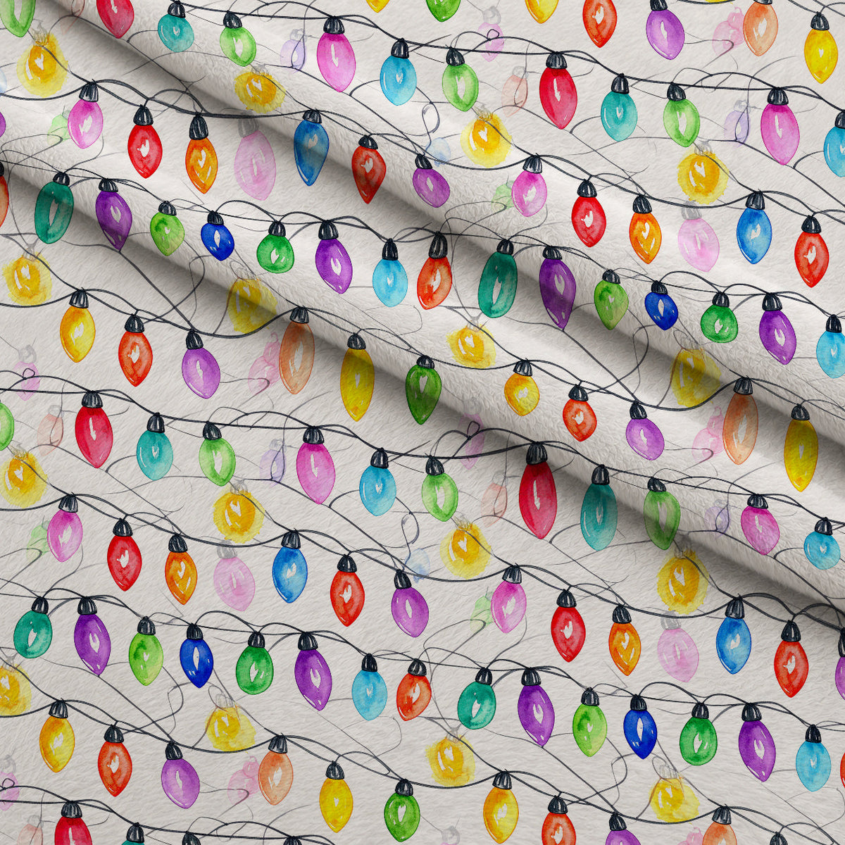 Technicolor Twinkle Pattern 22 Fleece Fabric — fleece fabric folded close-up preview (mv-fleece-v1:lying)