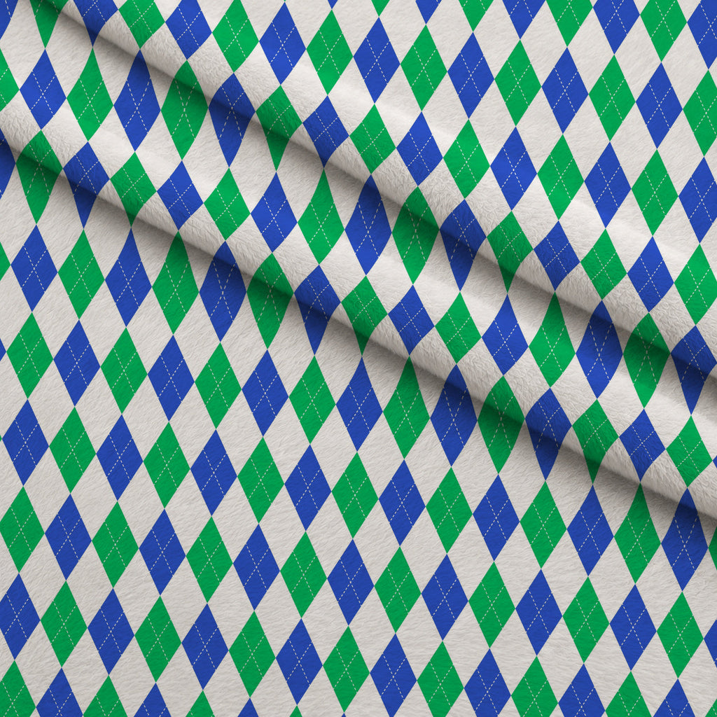 Tee Time Pattern 5 Fleece Fabric — fleece fabric folded close-up preview (mv-fleece-v1:lying)