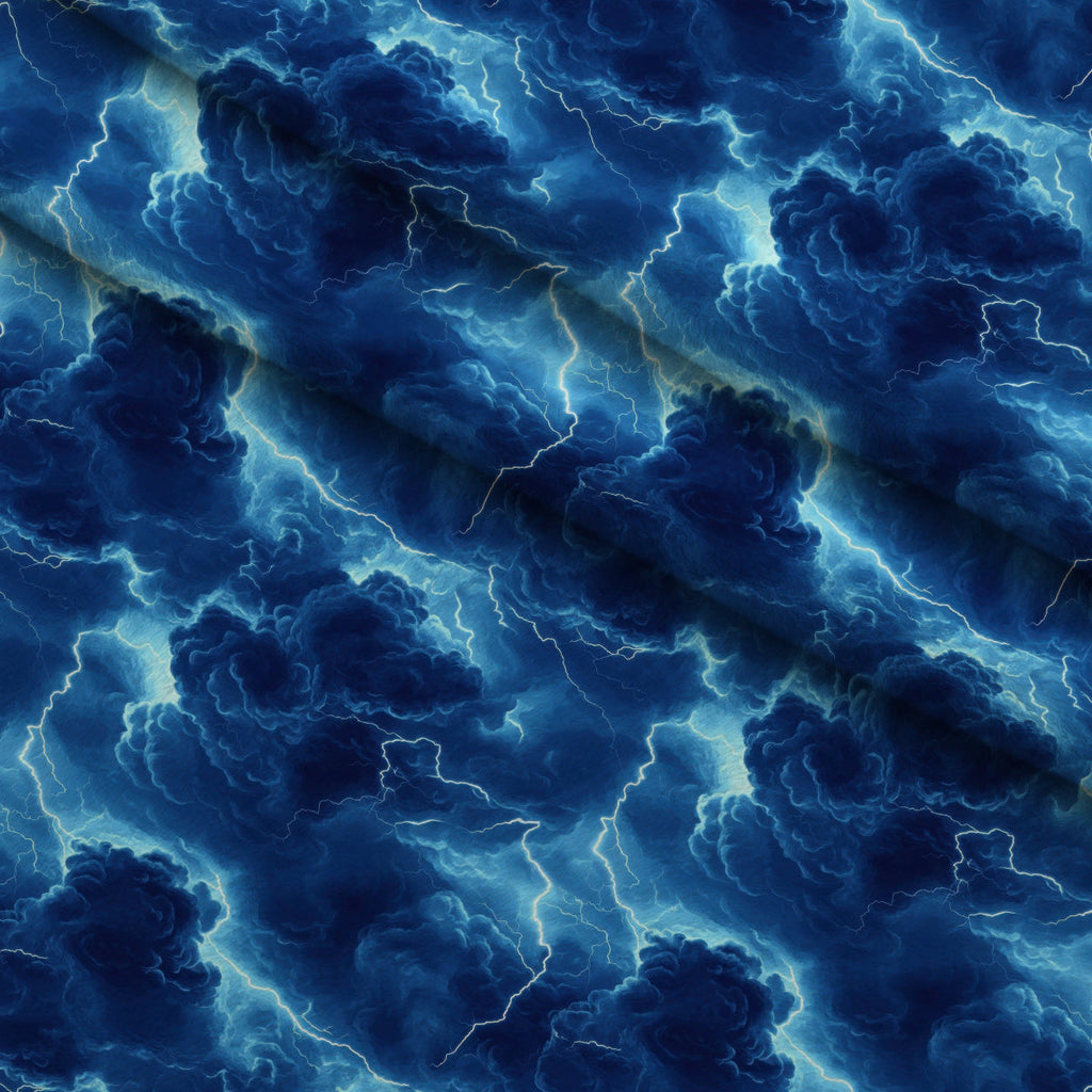 Tempest Skies Pattern 10 Fleece Fabric — fleece fabric folded close-up preview (mv-fleece-v1:lying)
