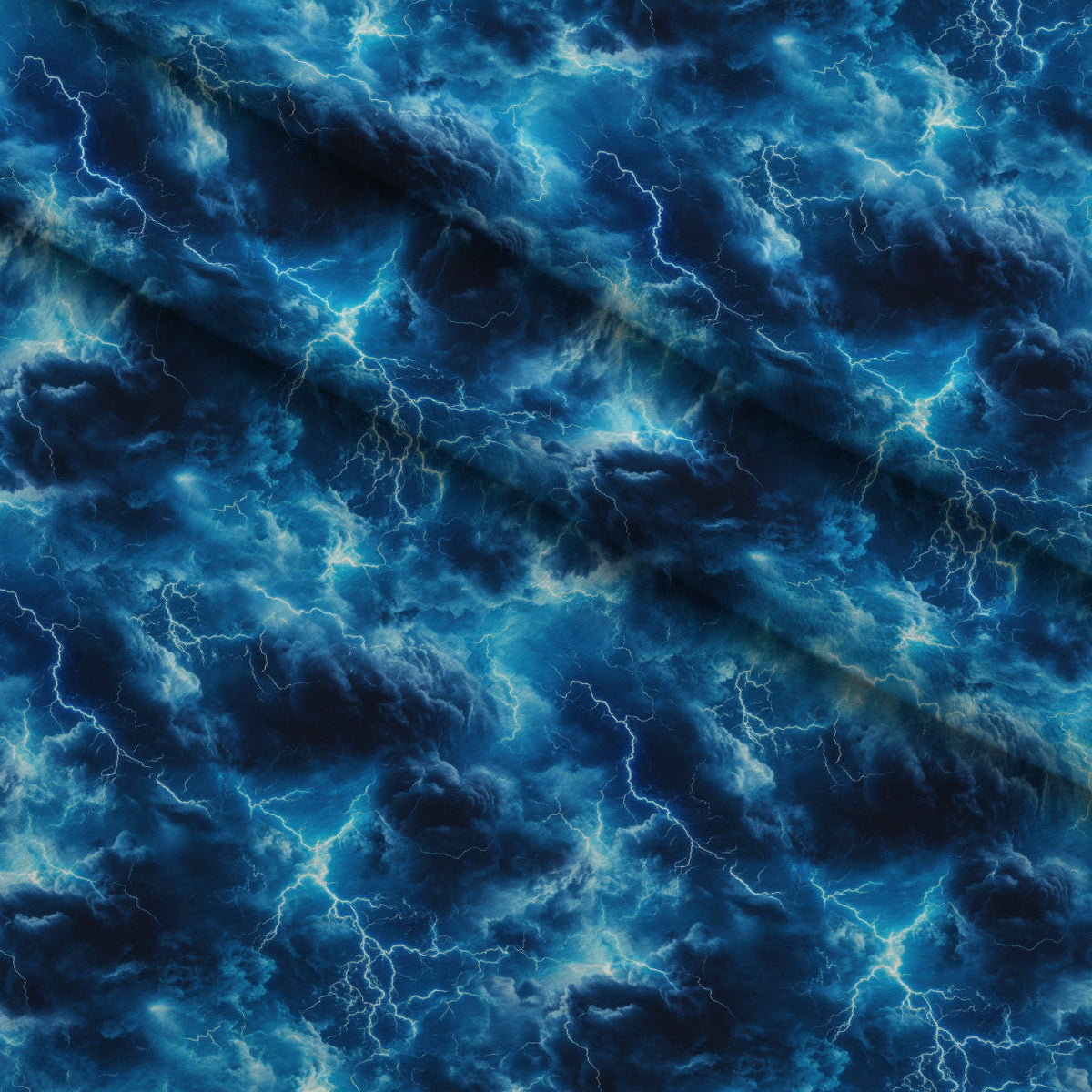 Tempest Skies Pattern 15 Fleece Fabric — fleece fabric folded close-up preview (mv-fleece-v1:lying)
