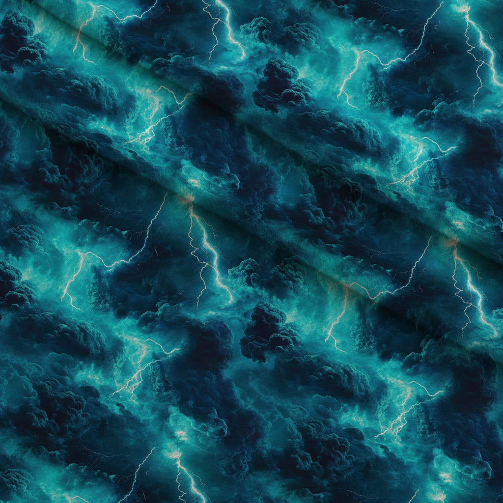 Tempest Skies Pattern 5 Fleece Fabric — fleece fabric folded close-up preview (mv-fleece-v1:lying)
