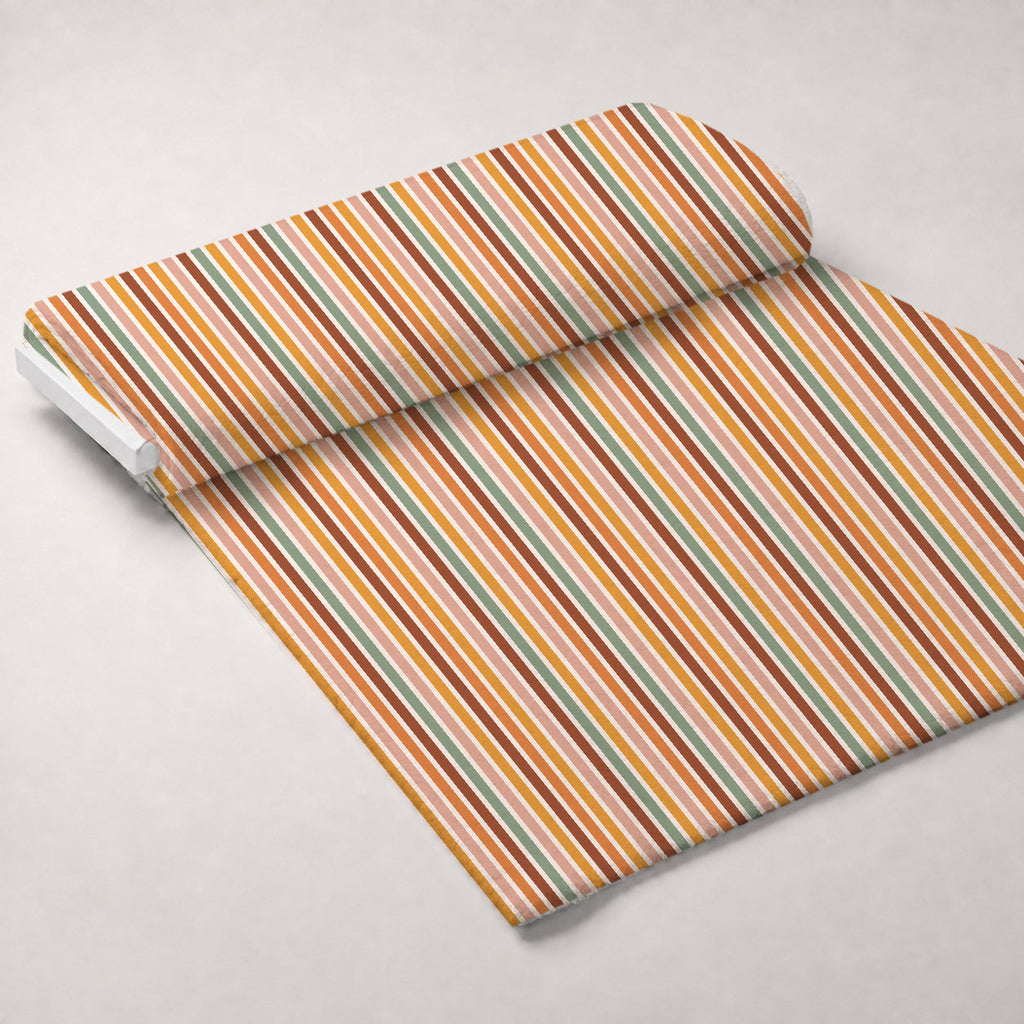 Terracotta Daydream Pattern 15 Fleece Fabric — fleece fabric unrolled bolt preview (mv-fleece-v1:bolt)