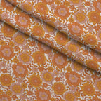 Terracotta Daydream Pattern 5 Fleece Fabric — fleece fabric folded close-up preview (mv-fleece-v1:lying)