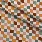 Terracotta Daydream Pattern 8 Fleece Fabric — fleece fabric folded close-up preview (mv-fleece-v1:lying)