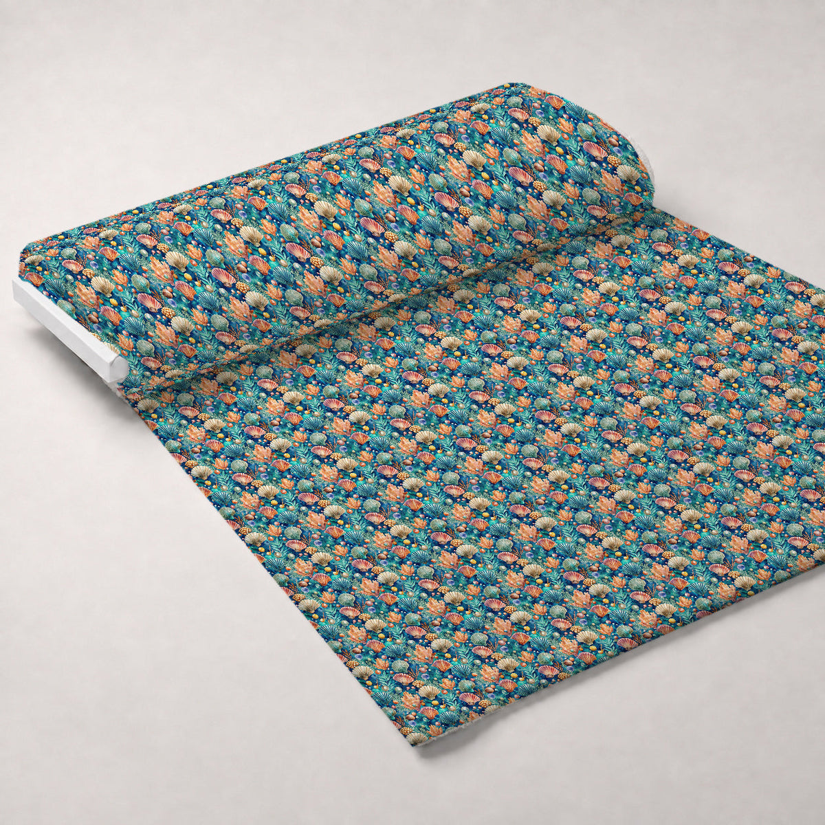 Tidal Treasures Pattern 10 Fleece Fabric — fleece fabric unrolled bolt preview (mv-fleece-v1:bolt)