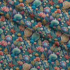Tidal Treasures Pattern 11 Fleece Fabric — fleece fabric folded close-up preview (mv-fleece-v1:lying)