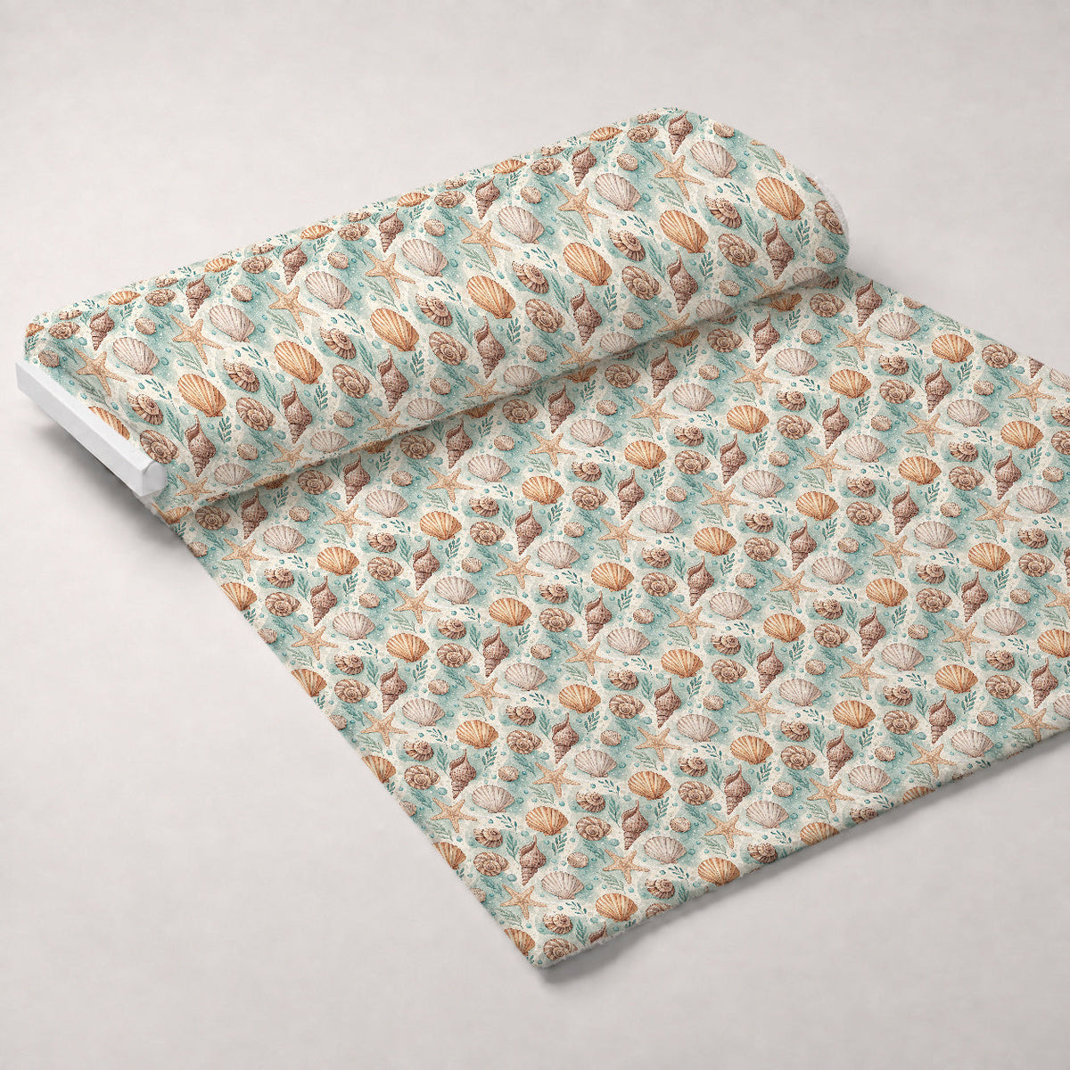 Tidepool Treasures Pattern 1 Fleece Fabric — fleece fabric unrolled bolt preview (mv-fleece-v1:bolt)