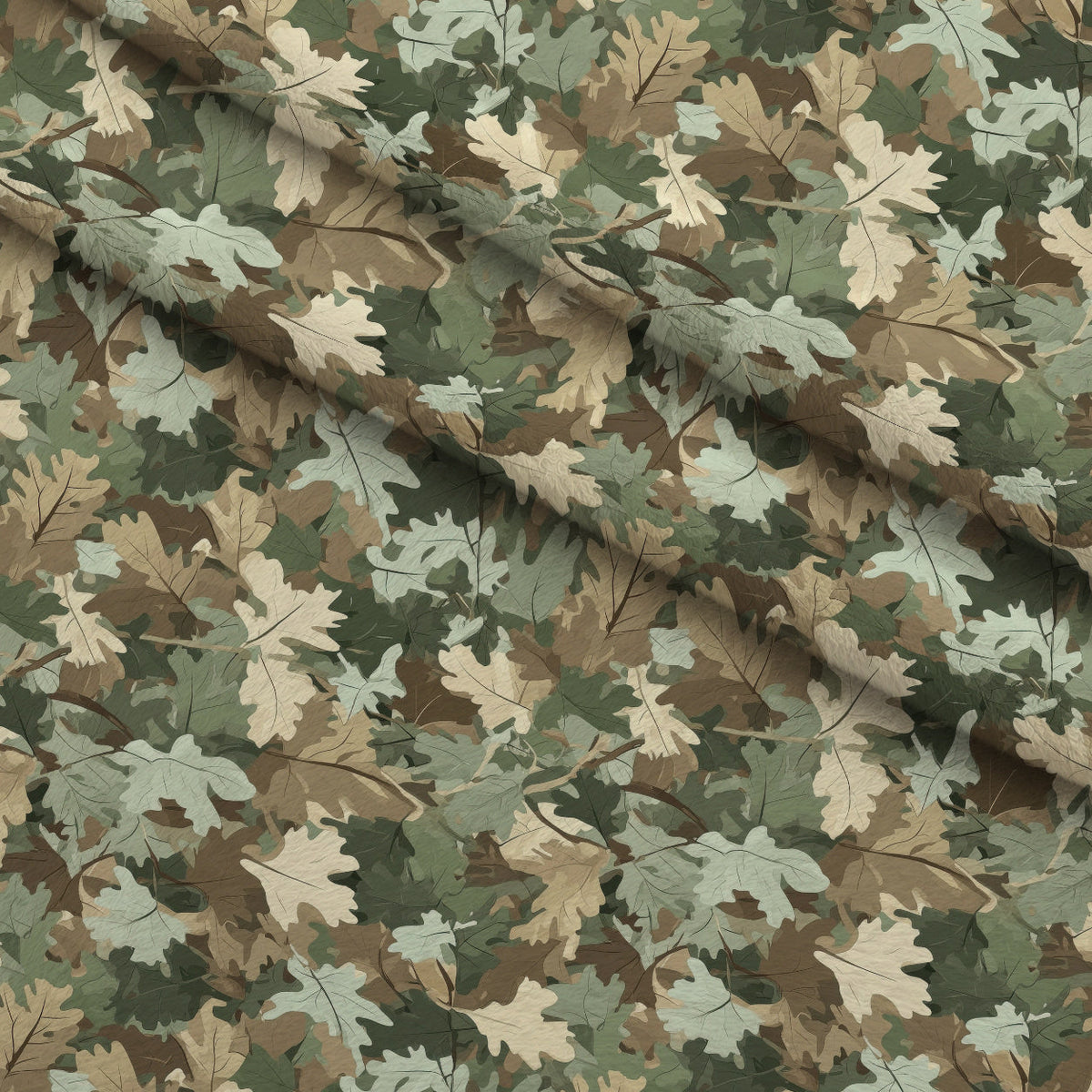 Timber Tangle Pattern 6 Fleece Fabric — fleece fabric folded close-up preview (mv-fleece-v1:lying)