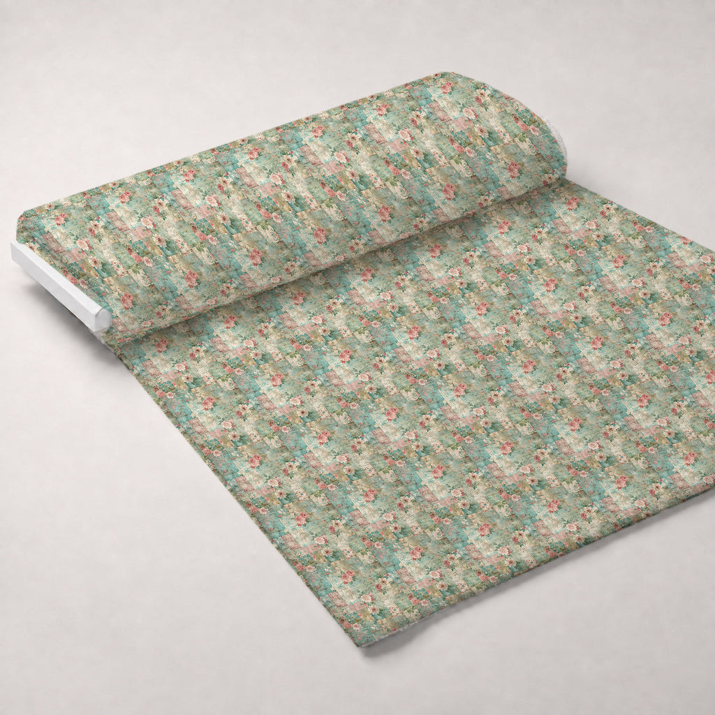 Timeworn Ephemera Pattern 10 Fleece Fabric — fleece fabric unrolled bolt preview (mv-fleece-v1:bolt)