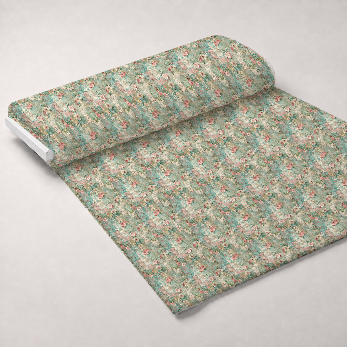 Timeworn Ephemera Pattern 10 Fleece Fabric — fleece fabric unrolled bolt preview (mv-fleece-v1:bolt)