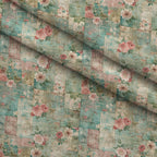 Timeworn Ephemera Pattern 10 Fleece Fabric — fleece fabric folded close-up preview (mv-fleece-v1:lying)