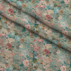Timeworn Ephemera Pattern 4 Fleece Fabric — fleece fabric folded close-up preview (mv-fleece-v1:lying)