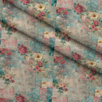 Timeworn Ephemera Pattern 6 Fleece Fabric — fleece fabric folded close-up preview (mv-fleece-v1:lying)