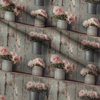 Tin Can Peonies Pattern 7 Fleece Fabric — fleece fabric folded close-up preview (mv-fleece-v1:lying)