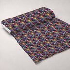 Toadstool Hollow Pattern 1 Fleece Fabric — fleece fabric unrolled bolt preview (mv-fleece-v1:bolt)