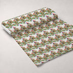 Toadstool Village Pattern 6 Fleece Fabric — fleece fabric unrolled bolt preview (mv-fleece-v1:bolt)