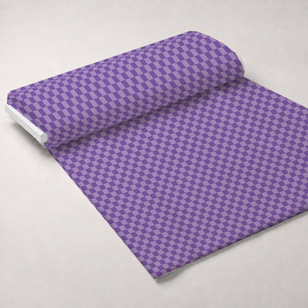 Tonal Squares Pattern 7 Fleece Fabric — fleece fabric unrolled bolt preview (mv-fleece-v1:bolt)