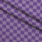 Tonal Squares Pattern 7 Fleece Fabric — fleece fabric folded close-up preview (mv-fleece-v1:lying)