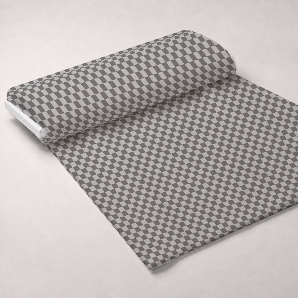Tonal Squares Pattern 9 Fleece Fabric — fleece fabric unrolled bolt preview (mv-fleece-v1:bolt)