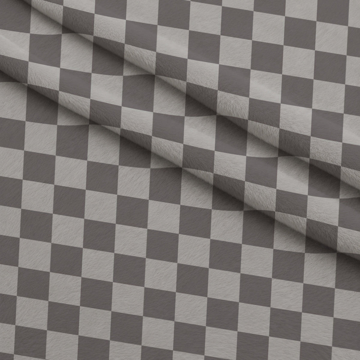 Tonal Squares Pattern 9 Fleece Fabric — fleece fabric folded close-up preview (mv-fleece-v1:lying)