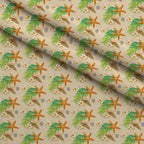 Tropical Shoreline Pattern 12 Fleece Fabric — fleece fabric folded close-up preview (mv-fleece-v1:lying)