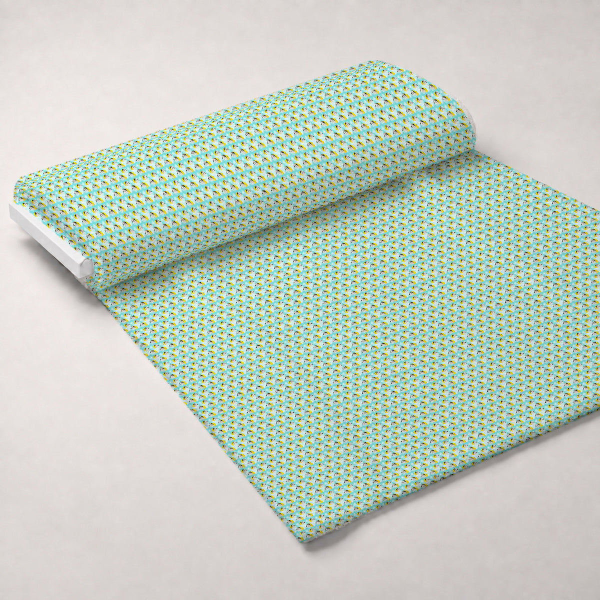 Tropical Shoreline Pattern 5 Fleece Fabric — fleece fabric unrolled bolt preview (mv-fleece-v1:bolt)