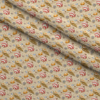 Tropical Shoreline Pattern 8 Fleece Fabric — fleece fabric folded close-up preview (mv-fleece-v1:lying)