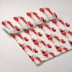 True Crime Pattern 1 Fleece Fabric — fleece fabric unrolled bolt preview (mv-fleece-v1:bolt)