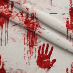 True Crime Pattern 1 Fleece Fabric — fleece fabric folded close-up preview (mv-fleece-v1:lying)