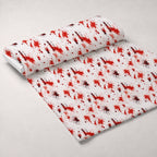 True Crime Pattern 8 Fleece Fabric — fleece fabric unrolled bolt preview (mv-fleece-v1:bolt)
