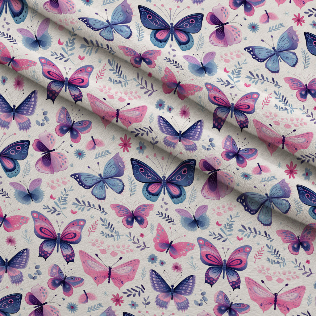 Twilight Flutter Pattern 16 Fleece Fabric — fleece fabric folded close-up preview (mv-fleece-v1:lying)