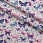 Twilight Flutter Pattern 16 Fleece Fabric — fleece fabric folded close-up preview (mv-fleece-v1:lying)