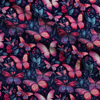 Twilight Flutter Pattern 17 Fleece Fabric — fleece fabric folded close-up preview (mv-fleece-v1:lying)