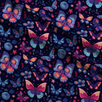 Twilight Flutter Pattern 5 Fleece Fabric — fleece fabric folded close-up preview (mv-fleece-v1:lying)