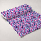 Twilight Flutter Pattern 8 Fleece Fabric — fleece fabric unrolled bolt preview (mv-fleece-v1:bolt)
