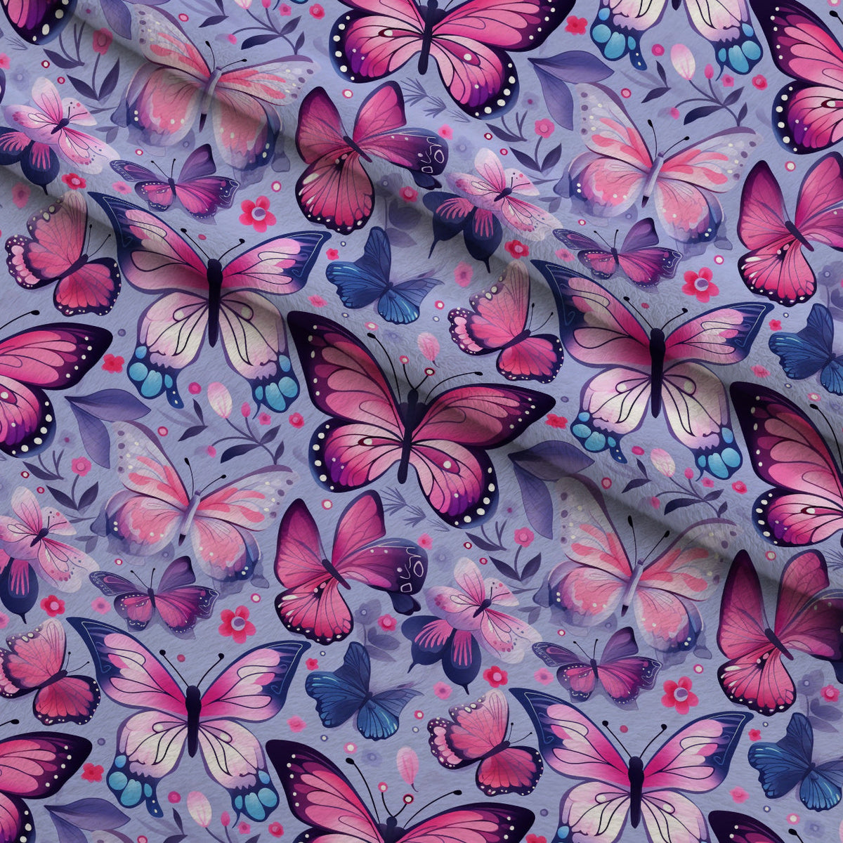 Twilight Flutter Pattern 8 Fleece Fabric — fleece fabric folded close-up preview (mv-fleece-v1:lying)