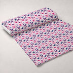 Twilight Flutter Pattern 9 Fleece Fabric — fleece fabric unrolled bolt preview (mv-fleece-v1:bolt)
